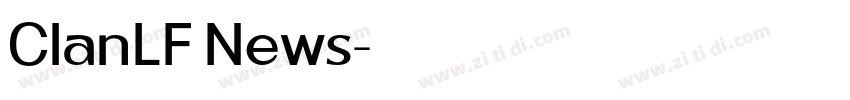 ClanLF News字体转换